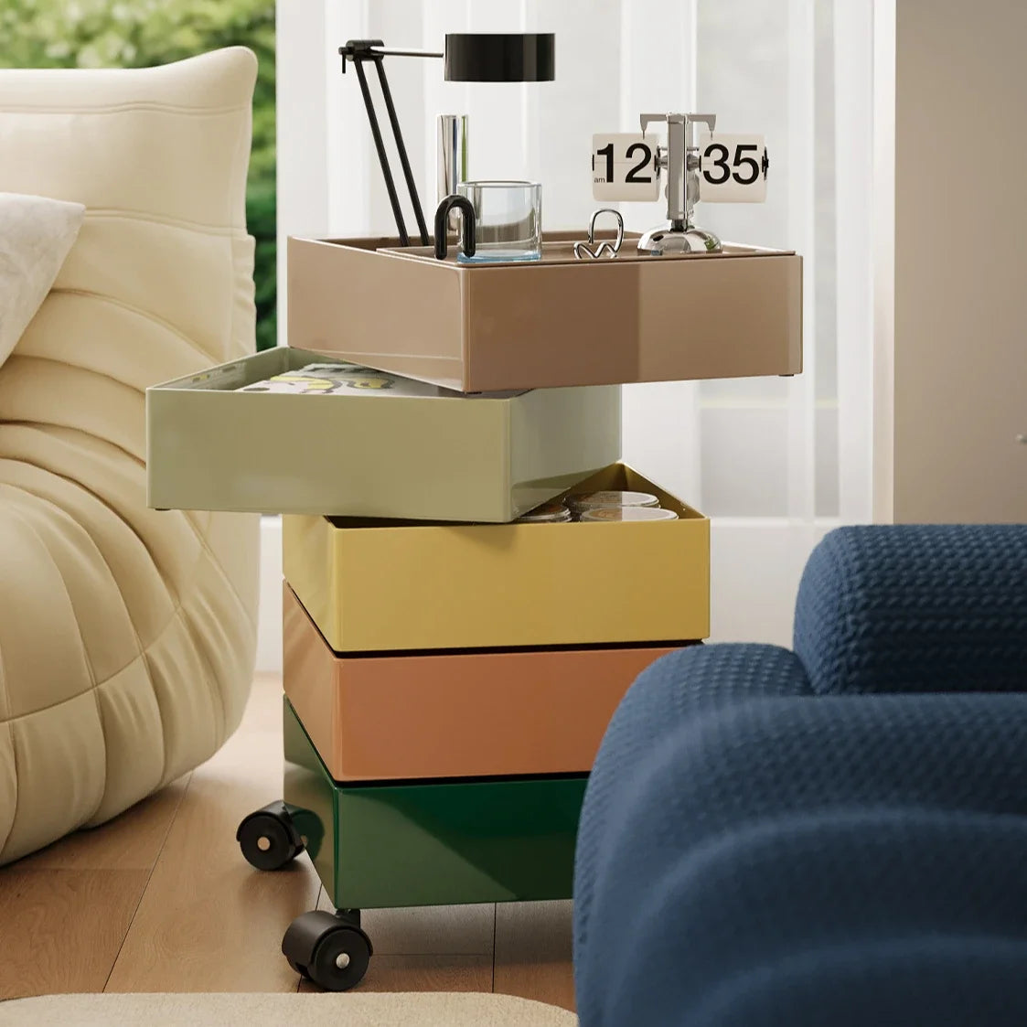 Haaj Mid Century Nightstand